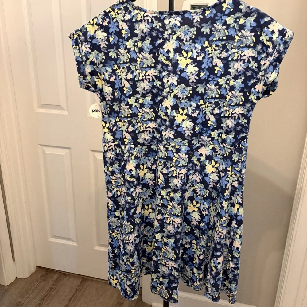 Arizona Jean Co Girls Plus Size XL 18.5 Floral Dress Boho floral Casual School